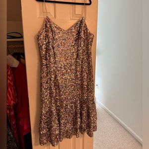 Multi-Color Sequin Cocktail Dress